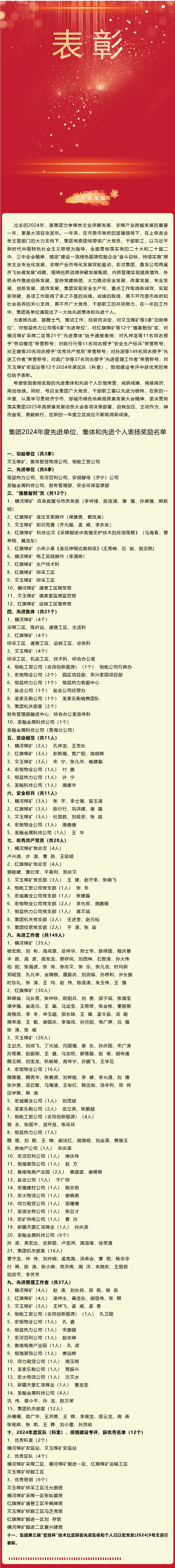 點贊！宏河集團(tuán)表彰這些單位和個人